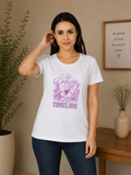 Too Delicate for This Timeline - Classic Crew Cotton T-Shirt for Women