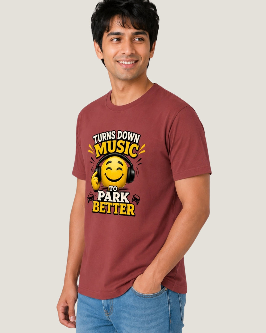 Turns Down Music To Park Better
