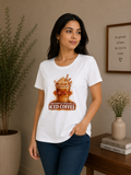 Emotionally Invested in Iced Coffee - Classic Crew Cotton T-Shirt for Women