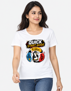 Quick Start Guide Graphic T-Shirt – Funny Penguin Cotton T-shirt