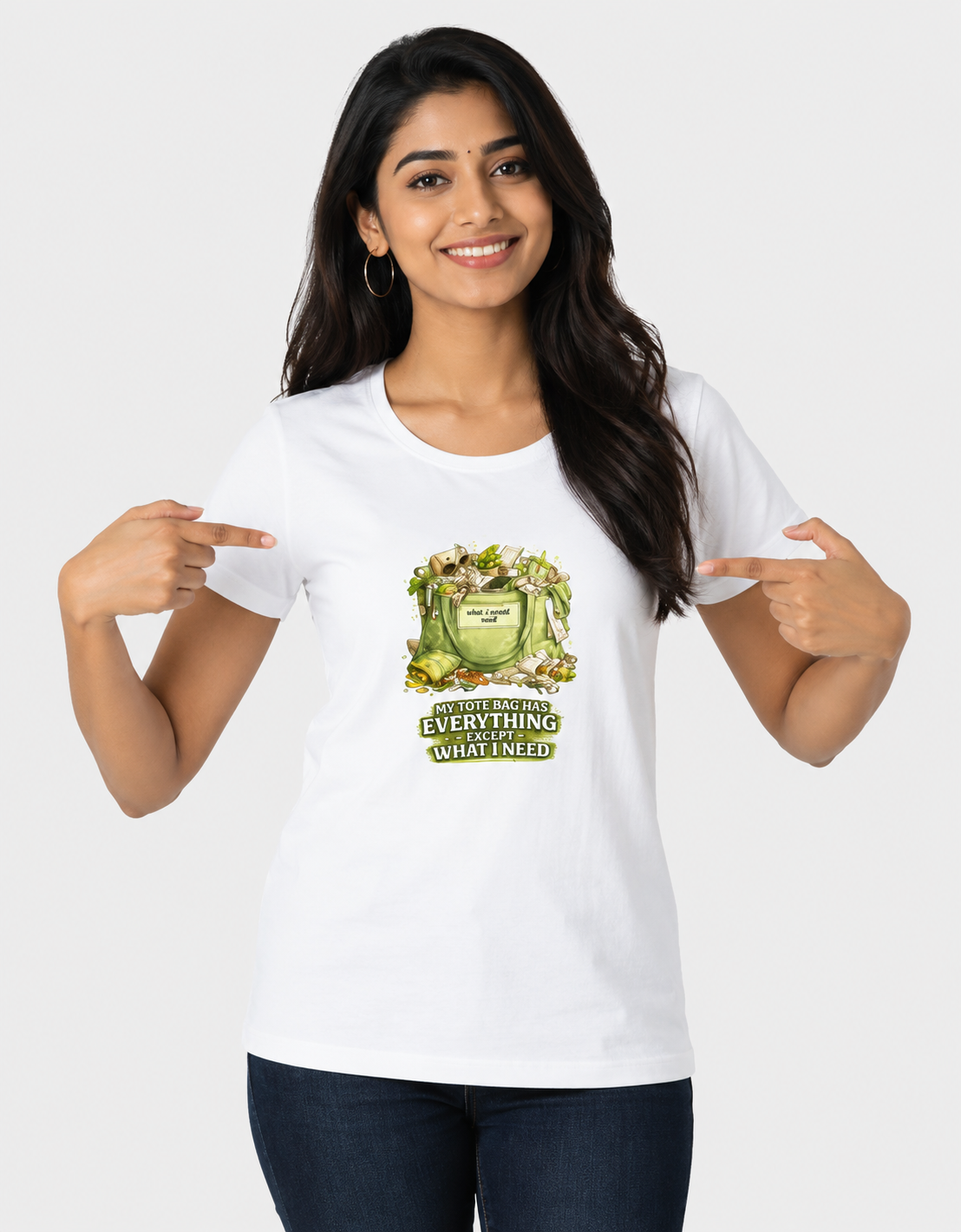 My Tote Bag Has Everything Except What I Need - Classic Crew Cotton T-Shirt for Women