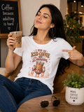 I Run on Iced Coffee and Delusion - Classic Crew Cotton T-Shirt for Women