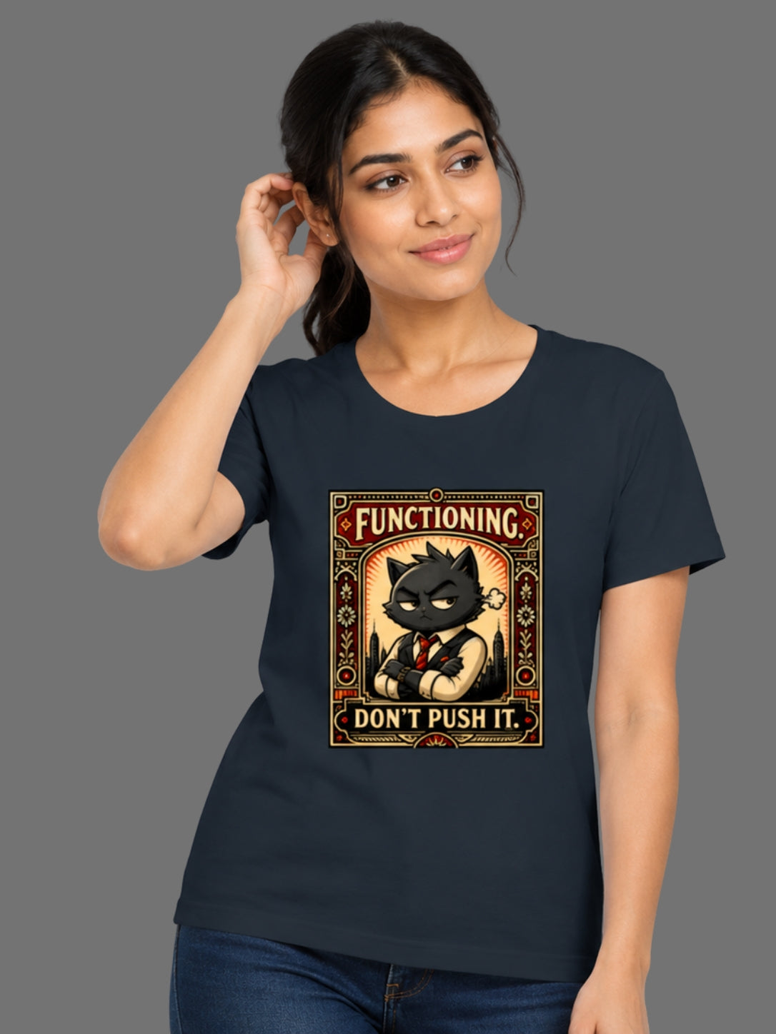 Functioning Don't Push It Women's Regular Fit T-Shirt
