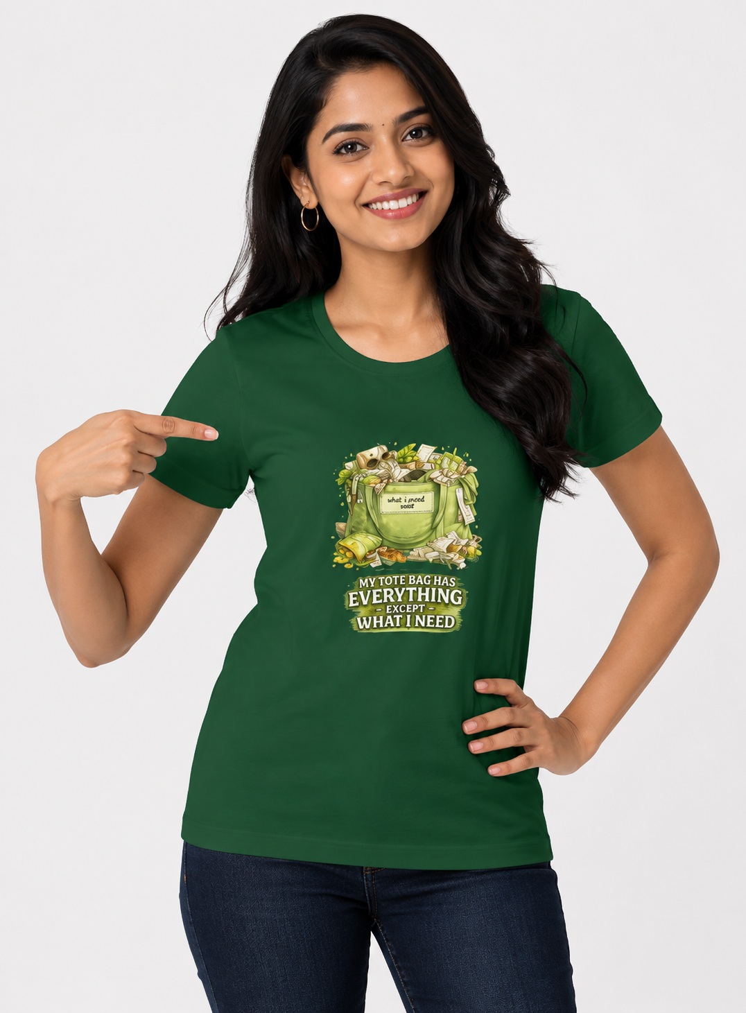 My Tote Bag Has Everything Except What I Need - Classic Crew Cotton T-Shirt for Women
