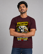 Caution: May Start a New Hobby T-Shirt | Cotton Printed Men's T-Shirt