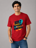 Built Different Somehow - Classic Crew Cotton T-Shirt for Men
