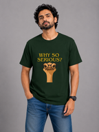 Why So Serious? Classic Crew Cotton T-Shirt for Men