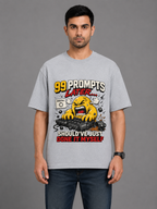 99 Prompts Later... Should've Just Done It Myself Men's Oversized T-Shirt