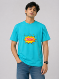 BOOM Graphic Printed Classic Crew Cotton T-Shirt for Men