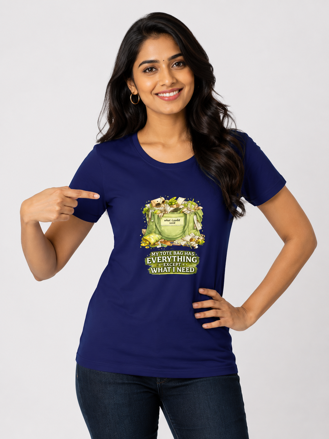 My Tote Bag Has Everything Except What I Need - Classic Crew Cotton T-Shirt for Women