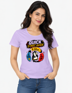 Quick Start Guide Graphic T-Shirt – Funny Penguin Cotton T-shirt