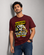 Caution: May Start a New Hobby T-Shirt | Cotton Printed Men's T-Shirt