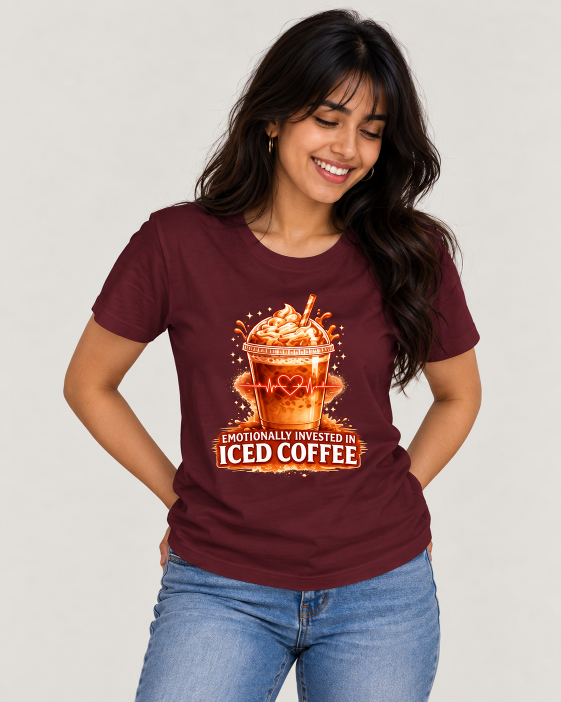 Emotionally Invested In Iced Coffee