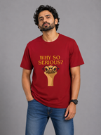Why So Serious? Classic Crew Cotton T-Shirt for Men