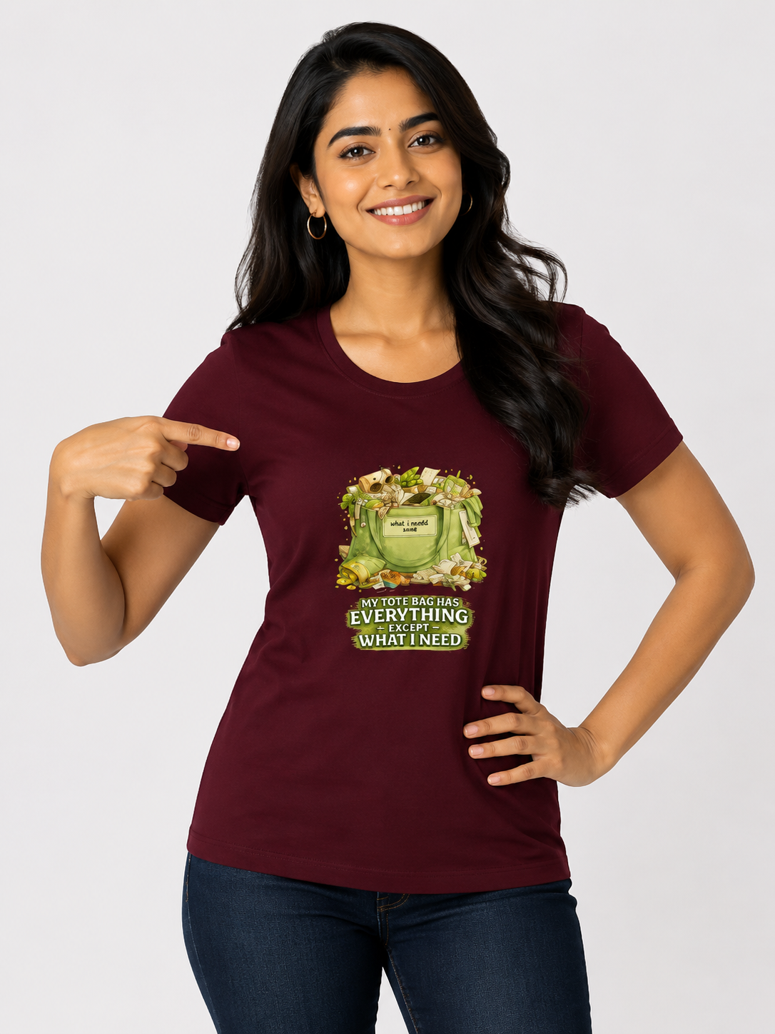 My Tote Bag Has Everything Except What I Need - Classic Crew Cotton T-Shirt for Women