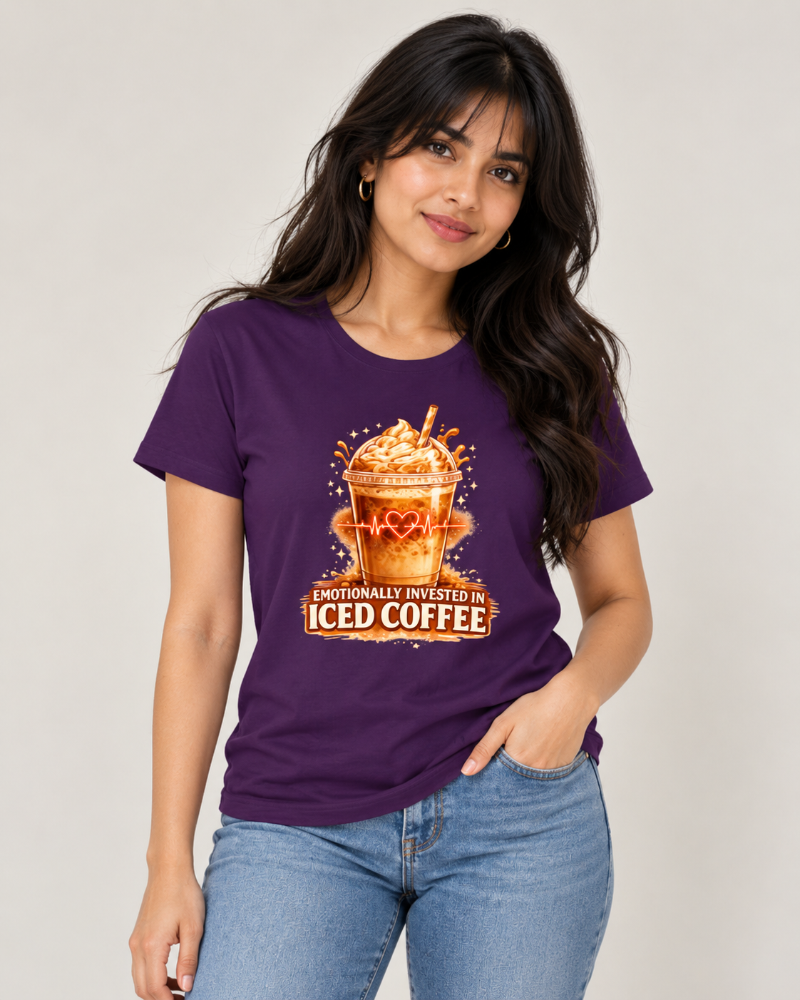 Emotionally Invested In Iced Coffee