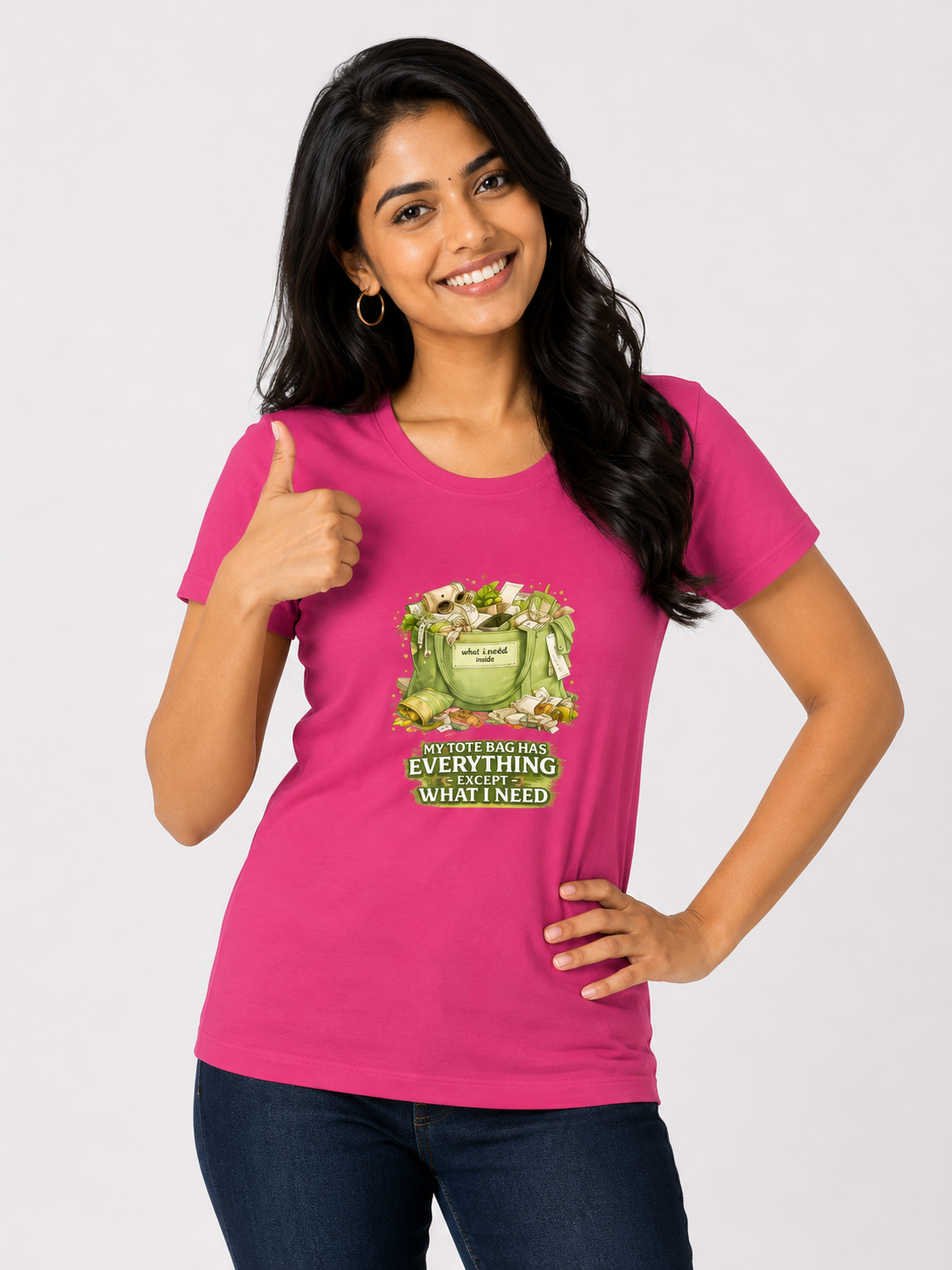 My Tote Bag Has Everything Except What I Need - Classic Crew Cotton T-Shirt for Women