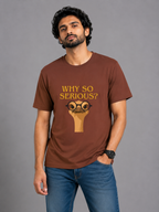 Why So Serious? Classic Crew Cotton T-Shirt for Men