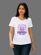 Overthinking In HD | Relatable Printed Women's Regular Fit Cotton T-Shirt | Printed Nonsense