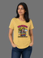 Pre-Stressed for Your Convenience | Relatable Printed Women's Regular Fit Cotton T-Shirt | Printed Nonsense
