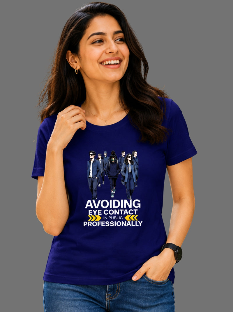 Avoiding Eye Contact in Public Professionally