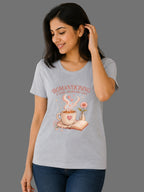Romanticizing A Very Ordinary Life | Relatable Printed Women's Regular Fit Cotton T-Shirt | Printed Nonsense